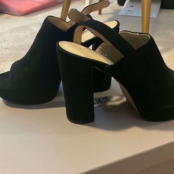 NWT Botkier Suede Black Heels(Jolene) - Picture 2 of 6